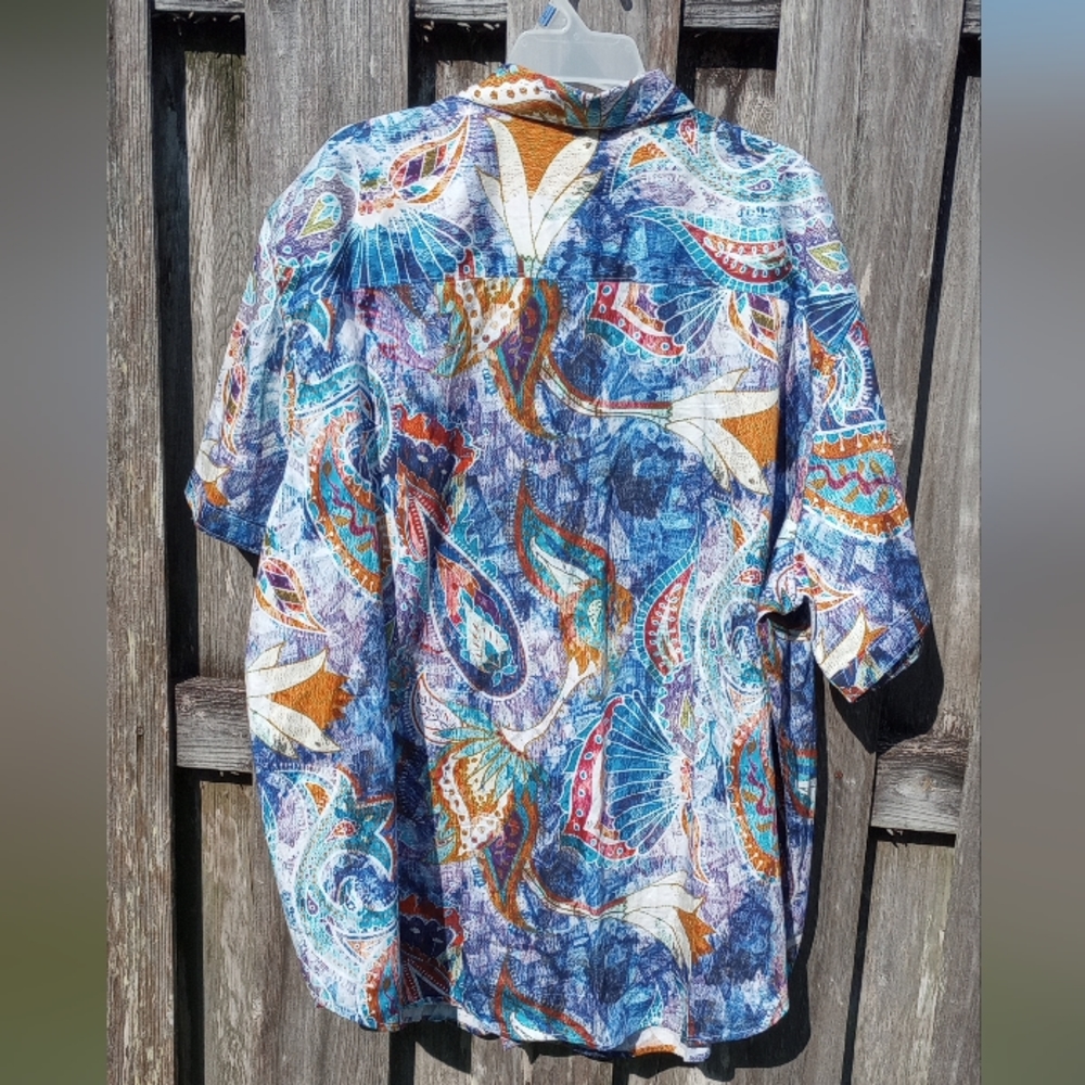 Robert Graham limited edition 3XL short sleeve shirt button down - Picture 2 of 8